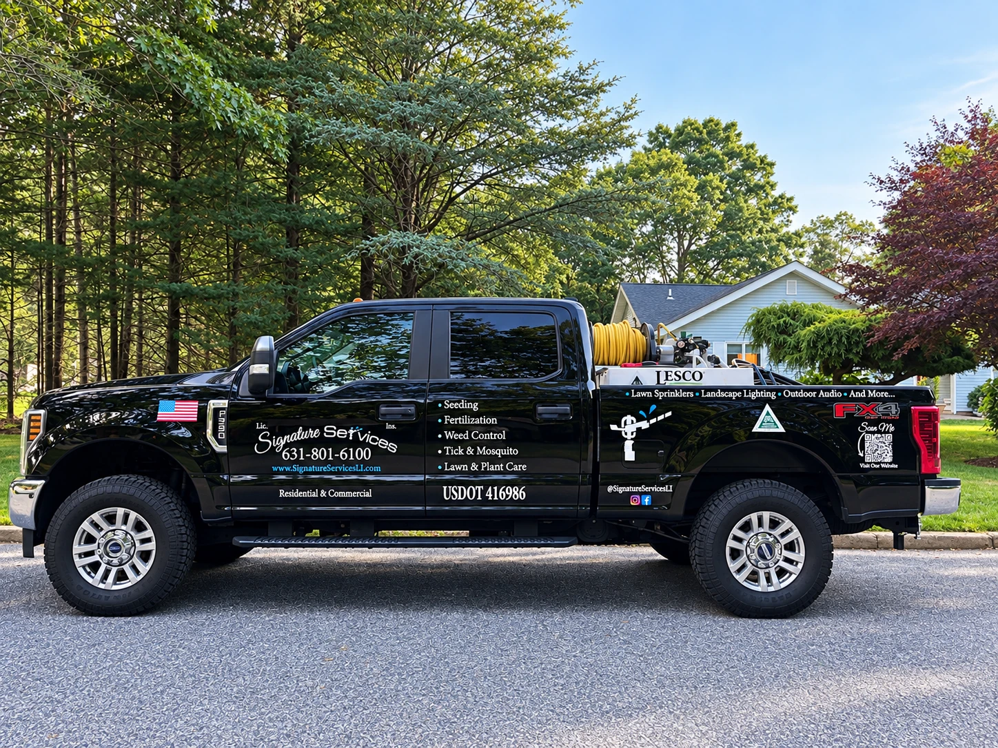 Signature Services Truck Lettering